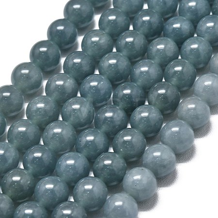 Natural Malaysia Jade Beads Strands G-L645-C01-12mm-09-1