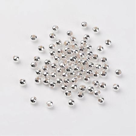 Iron Round Spacer Beads X-E146Y-S-1