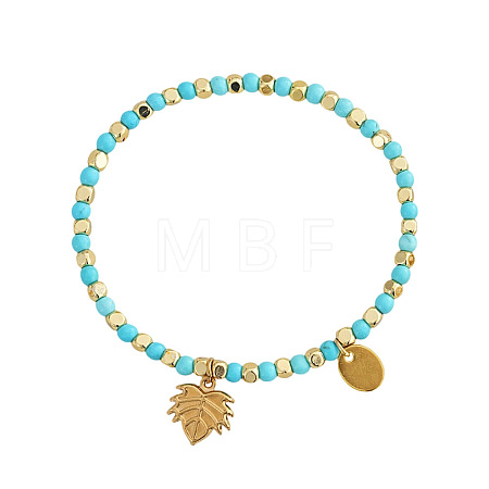 304 Stainless Steel Charm Bracelets GF7732-2-1