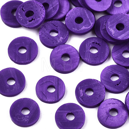 Handmade Polymer Clay Beads CLAY-Q251-8.0mm-98-1