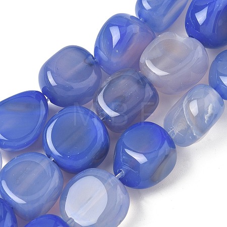 Natural Agate Beads Strands X-G-H295-D01-13-1