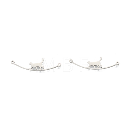 Non-Tarnish 201 Stainless Steel Connector Charms STAS-N098-094P-1