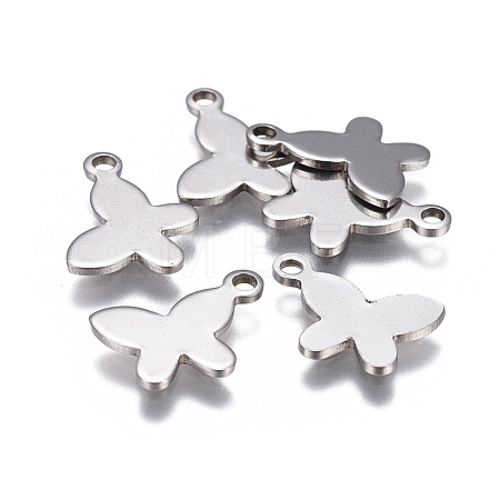 Tarnish Resistant 201 Stainless Steel Stamping Blank Tag Charms STAS-F207-24P-1