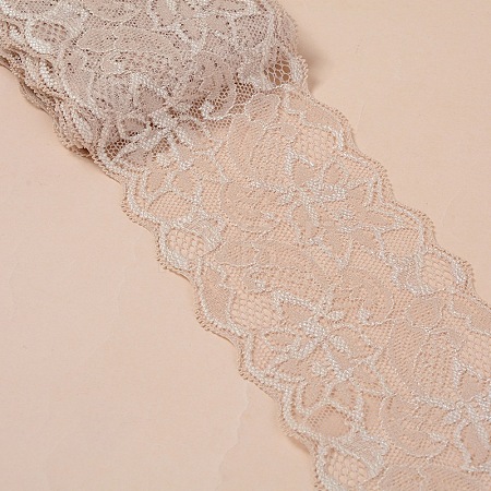 Elastic Lace Trim OCOR-WH0024-A20-1