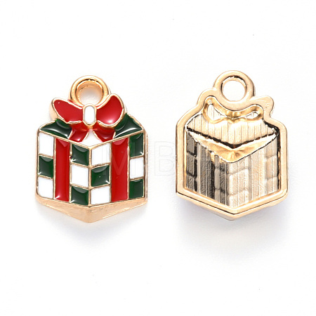 Alloy Enamel Charms X-ENAM-S121-113-1