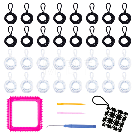 1Pc Square Plastic Elastic Cord Braiding Machine DIY-ME0003-37-1