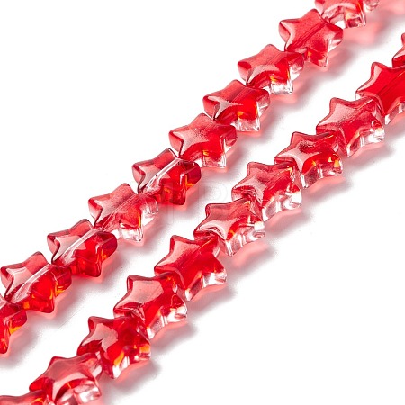 Transparent Glass Beads Strand GLAA-K057-01D-1