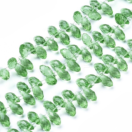 Crystal Glass Beads Strands X-GLAA-D033-19-1