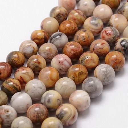 Natural Crazy Lace Agate Beads Strands G-D840-70-10mm-1