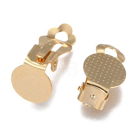 304 Stainless Steel Clip-on Earring Findings X-STAS-E482-16G-1