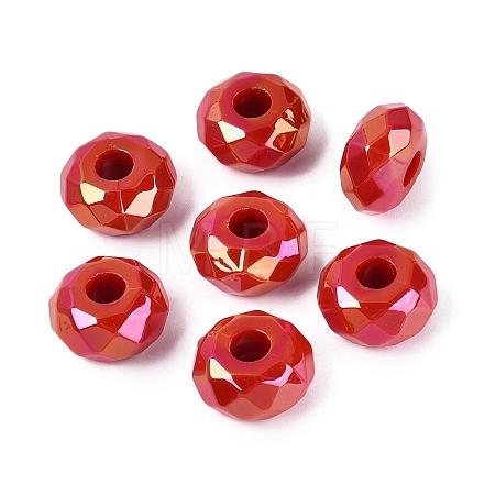 Opaque Acrylic European Beads OACR-E033-23Q-1