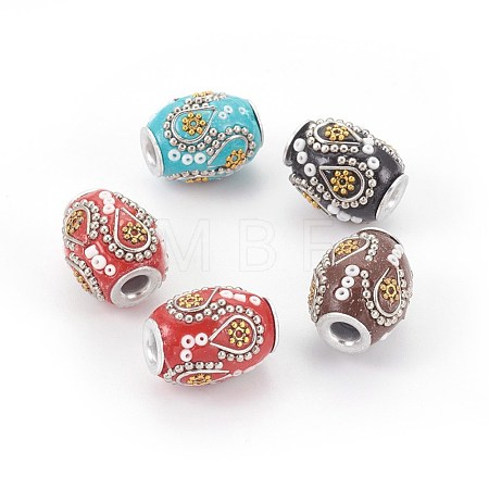 Handmade Indonesia Beads IPDL-E012-19-1