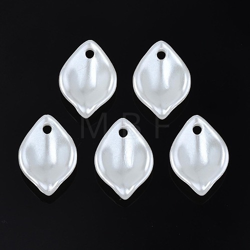 Acrylic Imitation Pearl Pendants OACR-N134-014-1