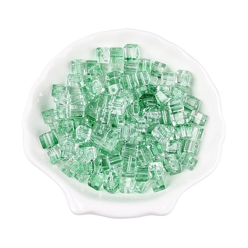 Baking Paint Transparent Glass Beads DGLA-N005-01A-05-1