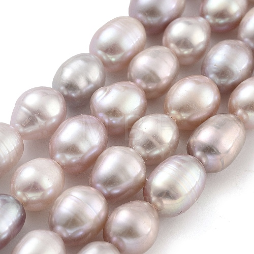 Natural Cultured Freshwater Pearl Beads Strands PEAR-P062-10B-1