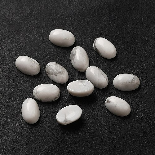 Natural Howlite Cabochons G-F605E-15A-1