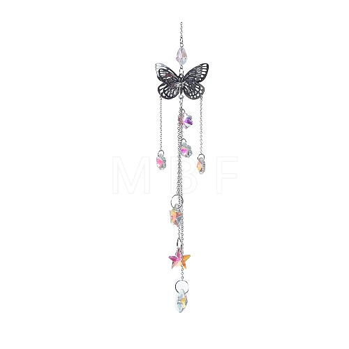 Crystal Glass Sun Catcher Pendant PW-WG78B79-02-1