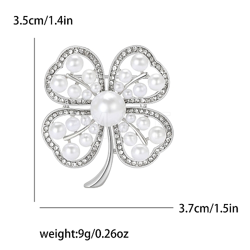 Alloy Rhinestone Brooch for Backpack Clothes PW-WG101CB-01-1