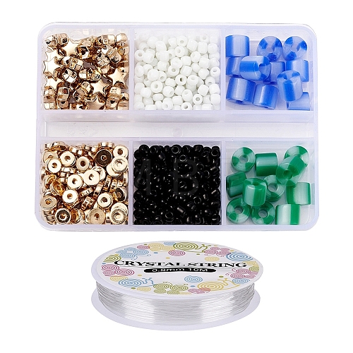 DIY Column Beads Bracelet Making Kit DIY-YW0004-78-1