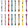 6Bundles Polyester Embroidery Floss OCOR-YW0001-25D-2