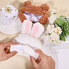 2Pcs 2 Styles Cute Cotton Warm Rabbit & Bear Hat AJEW-GL0002-57-3