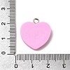 Opaque Resin Pendants RESI-C079-04B-01-3