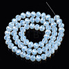 Electroplate Glass Beads Strands EGLA-A034-J8mm-A04-3