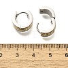 304 Stainless Steel Hoop Earrings for Women EJEW-C096-51GP-3