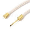 3MM Round Nylon Milan Cord Necklaces Making BJEW-H642-01G-27-3