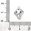 Brass Micro Pave Cubic Zirconia Pendants KK-D288-08P-3