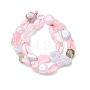 Natural Morganite Beads Strands G-P601-A03-02-3