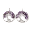 Natural Amethyst Big Pendants G-G910-K13-P-1