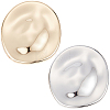 2Pcs 2 Colors Alloy Brooches JEWB-CP0001-58-1