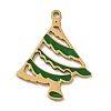 Christmas Theme 304 Stainless Steel Enamel Charms STAS-Z093-02A-1