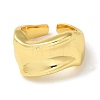 Rack Plating Brass Open Cuff Rings for Women RJEW-M162-17G-2