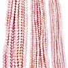 Anti-Tarnish Electroplate Glass Beads Strands EGLA-ZX010-8mm-04-2