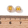 Luminous Transparent Acrylic Beads OACR-P037-01B-H-4