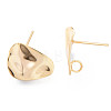 Brass Stud Earrings Findings KK-R116-017-NF-3