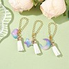 Resin Heart/Moon/Star Cup Charms HJEW-JM02071-2