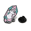 Cat & Crystal Cluster Theme Enamel Pins JEWB-F029-02-3