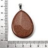 Synthetic Goldstone Pendants G-F820-14P-19-3