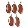 Synthetic Goldstone Pendants GG-CBACB71-01P-17-1