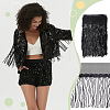 Polyester Fringe Lace Trim DIY-WH0671-008E-5