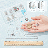 Christmas Snowflake DIY Earring Making Kit DIY-SC0022-79-3