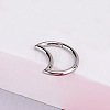 316L Stainless Steel Micro Pave Cubic Zirconia Hoop Nose Rings WG5D603-18-1