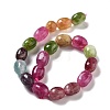 Dyed Natural Malaysia Jade Beads Strands G-P528-I05-01-3