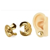 Brass Ear Gauges Flesh Tunnels Plugs EJEW-P293-04A-G-1