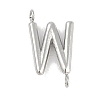 304 Stainless Steel Letter Connector Charms LS-STAS-M108-01P-23-1
