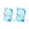 Baking Paint Transparent Glass Beads DGLA-N018-02C-2
