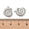 304 Stainless Steel Pendants STAS-A124-18F-P-3